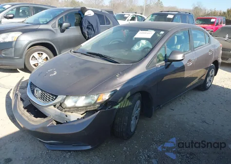 2013 Honda Civic Lx from USA, damaged, VIN 19XFB2F55DE289585